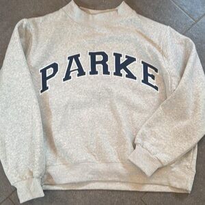 Parke Heather Grey Mockneck